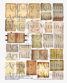This Collage Sheet Contains A Variety Of Paper Related - Wood, HD Png Download, Transparent PNG