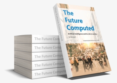 Photo Of A Stack Of Books Entitled The Future Computed, HD Png Download, Transparent PNG