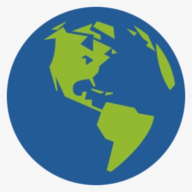 Globe Icon Facing America Clip Arts - Remote Sensing Applications In Civil Engineering, HD Png Download, Transparent PNG