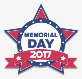 Transparent Memorial Day Png - Red White And Blue Star Png, Png Download, Transparent PNG