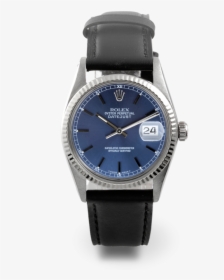 Pre Owned Rolex Watches Boston Ma - Mens Leather Rolex Watch, HD Png Download, Transparent PNG
