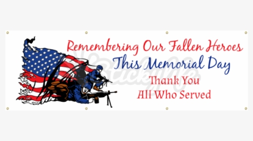 Memorial Day Vinyl Banner - Flag Of The United States, HD Png Download, Transparent PNG