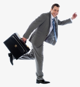 Businessman With Briefcase, HD Png Download, Transparent PNG