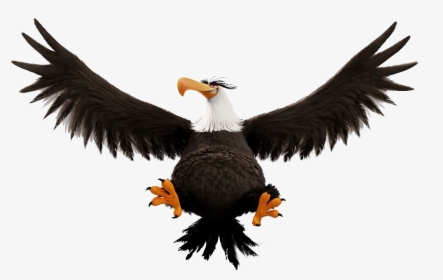 Eagle Flying Png -abmovie Mighty Eagle Flying - Angry Birds The Movie Mighty Eagle, Transparent Png, Transparent PNG