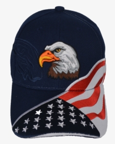 Transparent American Flag Eagle Png - Baseball Cap, Png Download, Transparent PNG