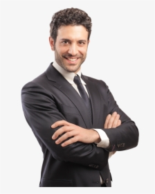 Entrepreneur Download Png Image - Man In Suit With Arms Folded, Transparent Png, Transparent PNG
