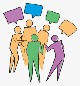 Transparent People Talking Png - Group Of People Talking Clipart, Png Download, Transparent PNG