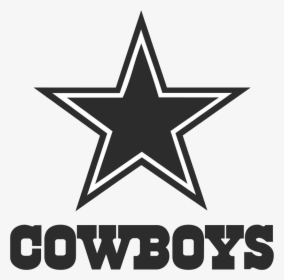 Transparent Cowboy Star Png - Dallas Cowboys Logo Printable, Png Download, Transparent PNG