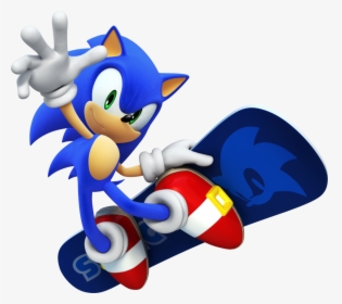 Download Sonic The Hedgehog Png - Sonic At The Olympic Winter, Transparent Png, Transparent PNG