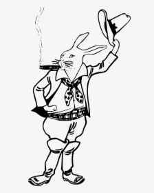 Rabbit Cowboy Clip Arts - Clip Art, HD Png Download, Transparent PNG