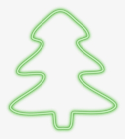 Christmas Tree, Neon, Herbaceous, Christmas - Neon Christmas Tree Png, Transparent Png, Transparent PNG