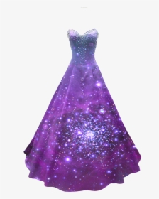 Galaxy Dress Dress Png, Dress Skirt, Galaxy Outfit, - Purple Dress Transparent Background, Png Download, Transparent PNG