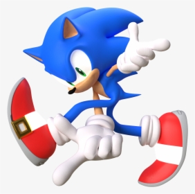 Sonic Adventure Pose - Cartoon, HD Png Download, Transparent PNG