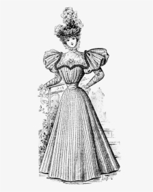 Victorian Lady Clip Art, HD Png Download, Transparent PNG
