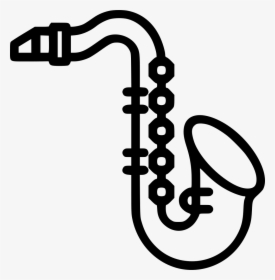 Saxophone - Jazz Instrument Icon Png, Transparent Png, Transparent PNG