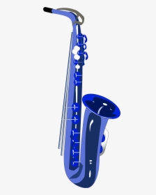 Saxophone Clip Art Saxophone Clipart Fans - Saxophone Blue Clip Art, HD Png Download, Transparent PNG