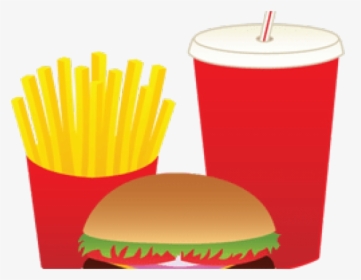 Mcdonalds Clipart Fat Food French Fries Transparent - Fast Food Clipart Transparent, HD Png Download, Transparent PNG