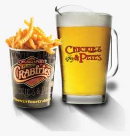 Crabfries And Beer - Chickie Petes Fries Png, Transparent Png, Transparent PNG