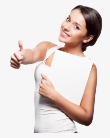 Business Coaching, Strategic Planning And Leadership - Woman Smiling Thumbs Up, HD Png Download, Transparent PNG