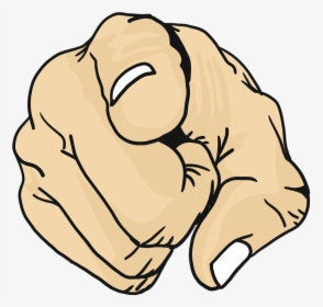Point, Finger, Cartoon - Finger Pointing Icon Png, Transparent Png, Transparent PNG
