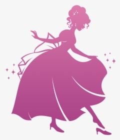 Cinderella Royalty-free Silhouette - Cinderella Vector, HD Png Download, Transparent PNG