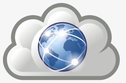 Internet Cloud Symbol Clipart - World Wide Web Cloud, HD Png Download, Transparent PNG
