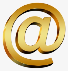 Gold Email Icon Png, Transparent Png, Transparent PNG