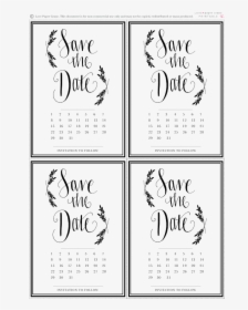 A Free Save The Date Printable For You To Download - Save The Date Month, HD Png Download, Transparent PNG