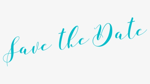 » Save The Date - Save The Date Png Blue, Transparent Png, Transparent PNG