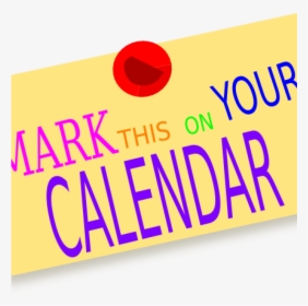 Transparent Mark Your Calendar Png - Save The Date Transparent Clipart, Png Download, Transparent PNG