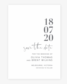 Crazy In Love Save Date, Charcoal Print On White Card - Calligraphy, HD Png Download, Transparent PNG