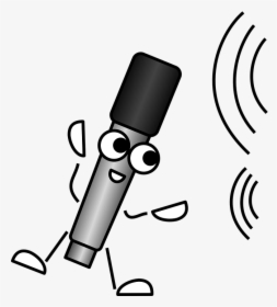 Microphone, Sound, Waves, Listening, Comic, Funny - Mike Clipart, HD Png  Download , Transparent Png Image - PNGitem