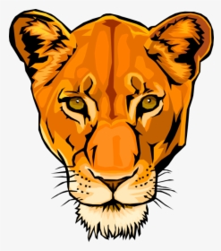 Vector Illustration Of African Female Big Cat Lion - Timothy Edwards Middle School Logo, HD Png Download, Transparent PNG