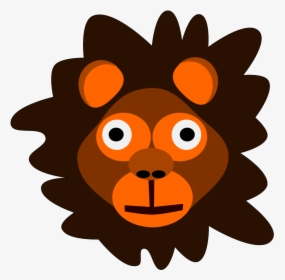 Lion Head Svg Clip Arts - Animasi Kepala Hewan Png, Transparent Png, Transparent PNG