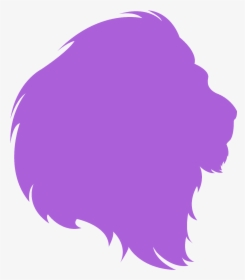 Pink Lion Head Silhouette, HD Png Download, Transparent PNG