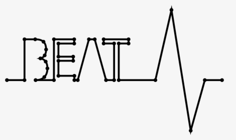 Heartbeat Clipart Music Beat - Beat En Png, Transparent Png, Transparent PNG