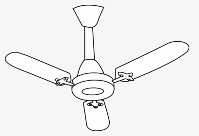 Fan Line Art Clip Arts - Ceiling Fan Clip Art, HD Png Download, Transparent PNG