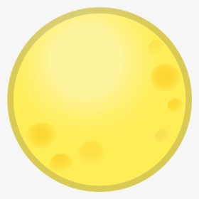 Full Moon Icon - Transparent Yellow Moon Png, Png Download, Transparent PNG