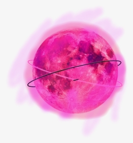 #moon #pink #cool #galaxy #circle - Moon In Space, HD Png Download, Transparent PNG