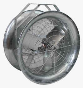 Galvanized High Velocity Fan - Electric Fan, HD Png Download, Transparent PNG