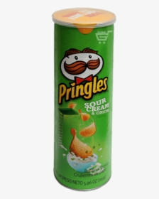 Pringles Sour Cream & Onion 169gm - Pringles Sour Cream & Onion Transparent Background, HD Png Download, Transparent PNG