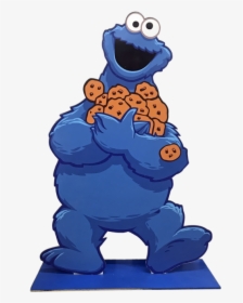 Printable Cookie Monster Birthday Card, HD Png Download - vhv