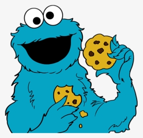 How To Draw Cookie Monster From Sesame Street - Cartoon Cookie Monster Drawing, HD Png Download, Transparent PNG