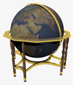 Puzzle Globe Cage - Globe, HD Png Download, Transparent PNG