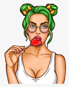 Girl Pop Art Png Image Free Download Searchpng - Hot Girl Pop Art, Transparent Png, Transparent PNG