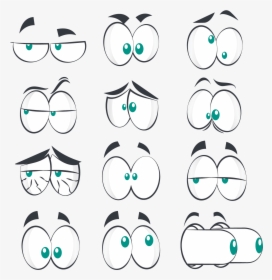 Eyebrows Eye Comics Vector Facial Expression Cartoon - T46s Yealink, HD Png Download, Transparent PNG