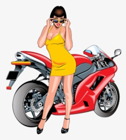 Cartoon Hot Beautiful Girl , Png Download - Betty Boop Moto Tatoo, Transparent Png, Transparent PNG
