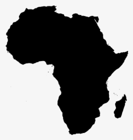 South Africa Blank Map Clip Art - Africa Map Solid Color, HD Png Download, Transparent PNG