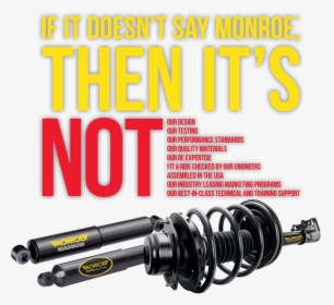 If It Doesn T Say Monroe, Then It S Not - Monroe Shocks, HD Png Download, Transparent PNG