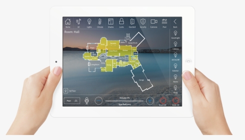 Slide-interface02 - Crestron Office Ipad, HD Png Download, Transparent PNG